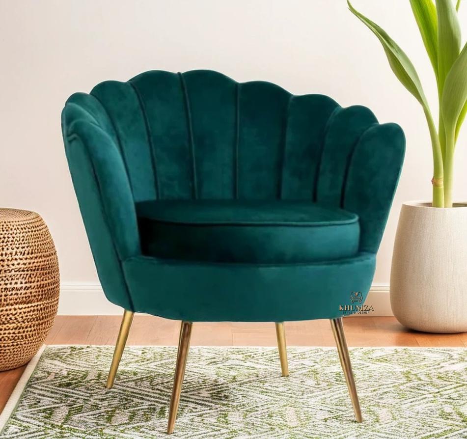 Emerald Green Tulip Couch Chair