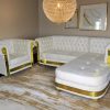 Cream Diamond One-Seater Couch